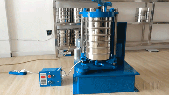 拍擊式標(biāo)準(zhǔn)振篩機原理圖