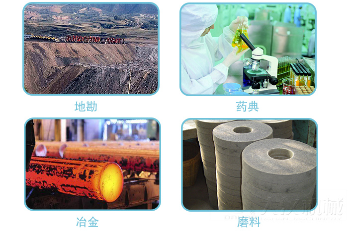 適用行業:地堪，冶金，藥典,磨料